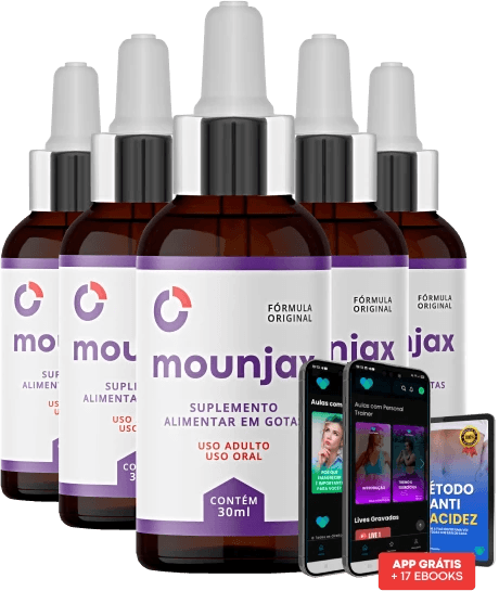 Kit com 5 frascos de Mounjax