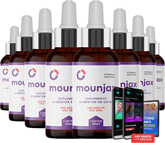 Kit com 8 frascos de Mounjax