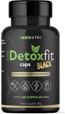 Detox Fit Caps Black