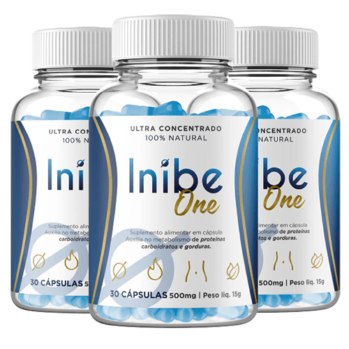Kit com 3 potes de Inibe One
