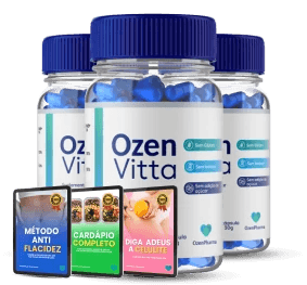 Kit com 3 potes de Ozen Vitta